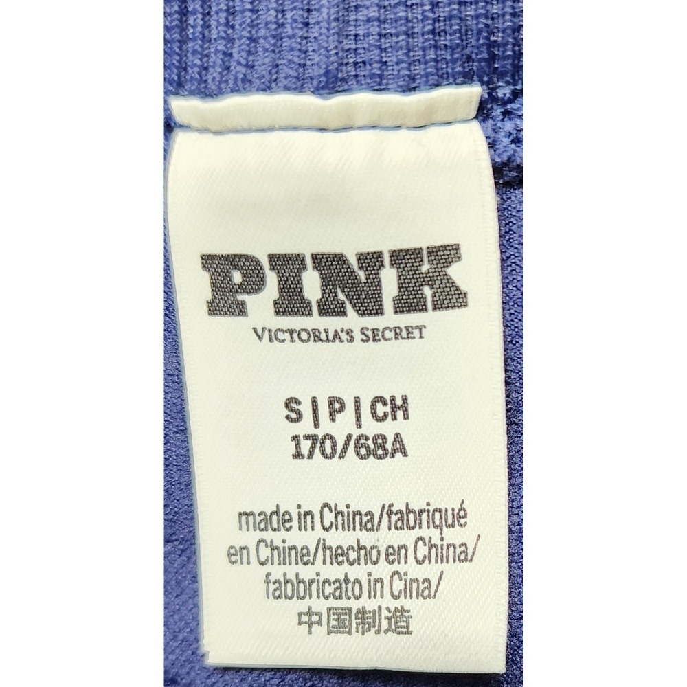 PINK Victoria's Secret High Waisted Seamless Biker Shorts Blue Purple Small - Picture 6 of 9